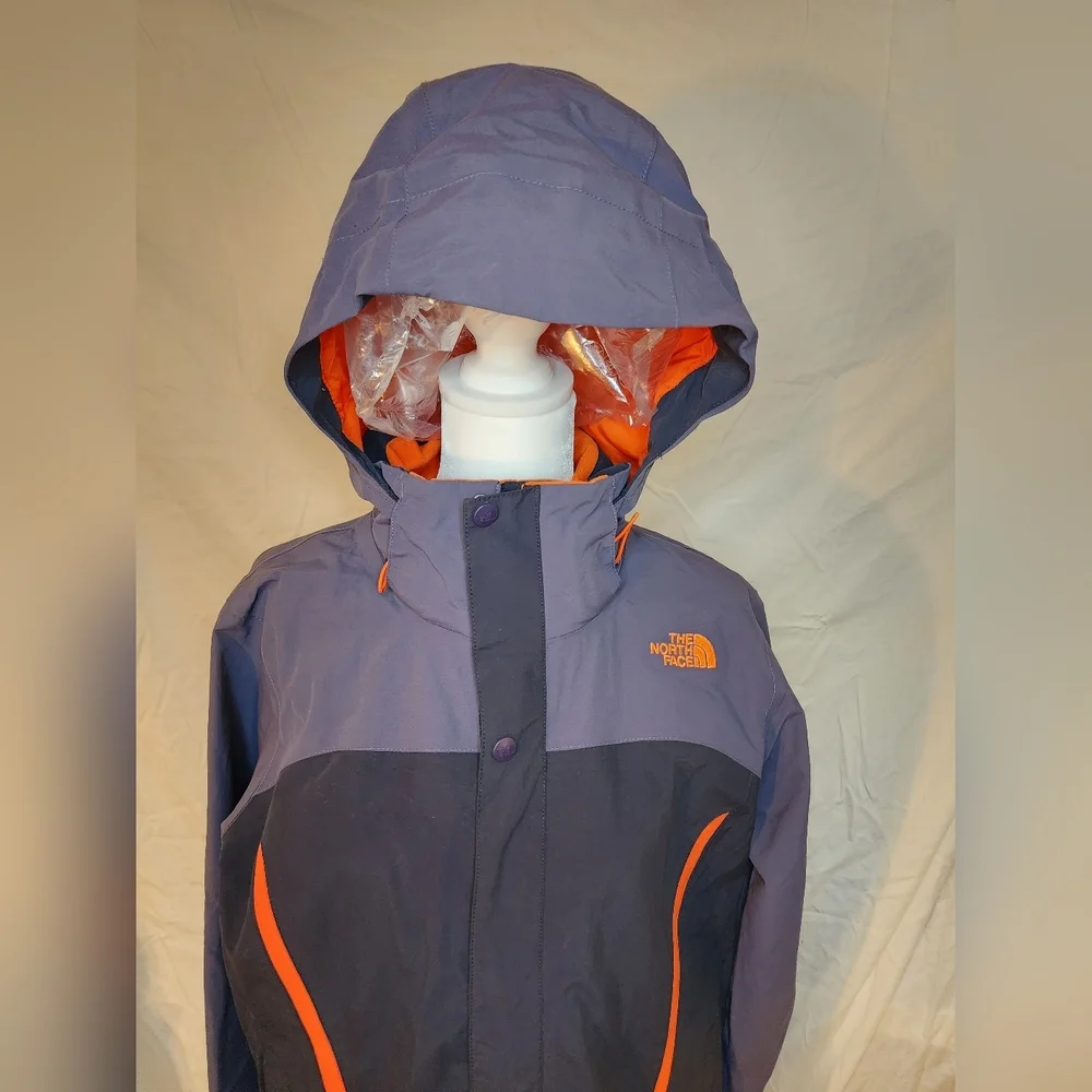 Noth Face 3 in 1 Ski Jacket women's M purple orange fleece - Picture 4 of 16